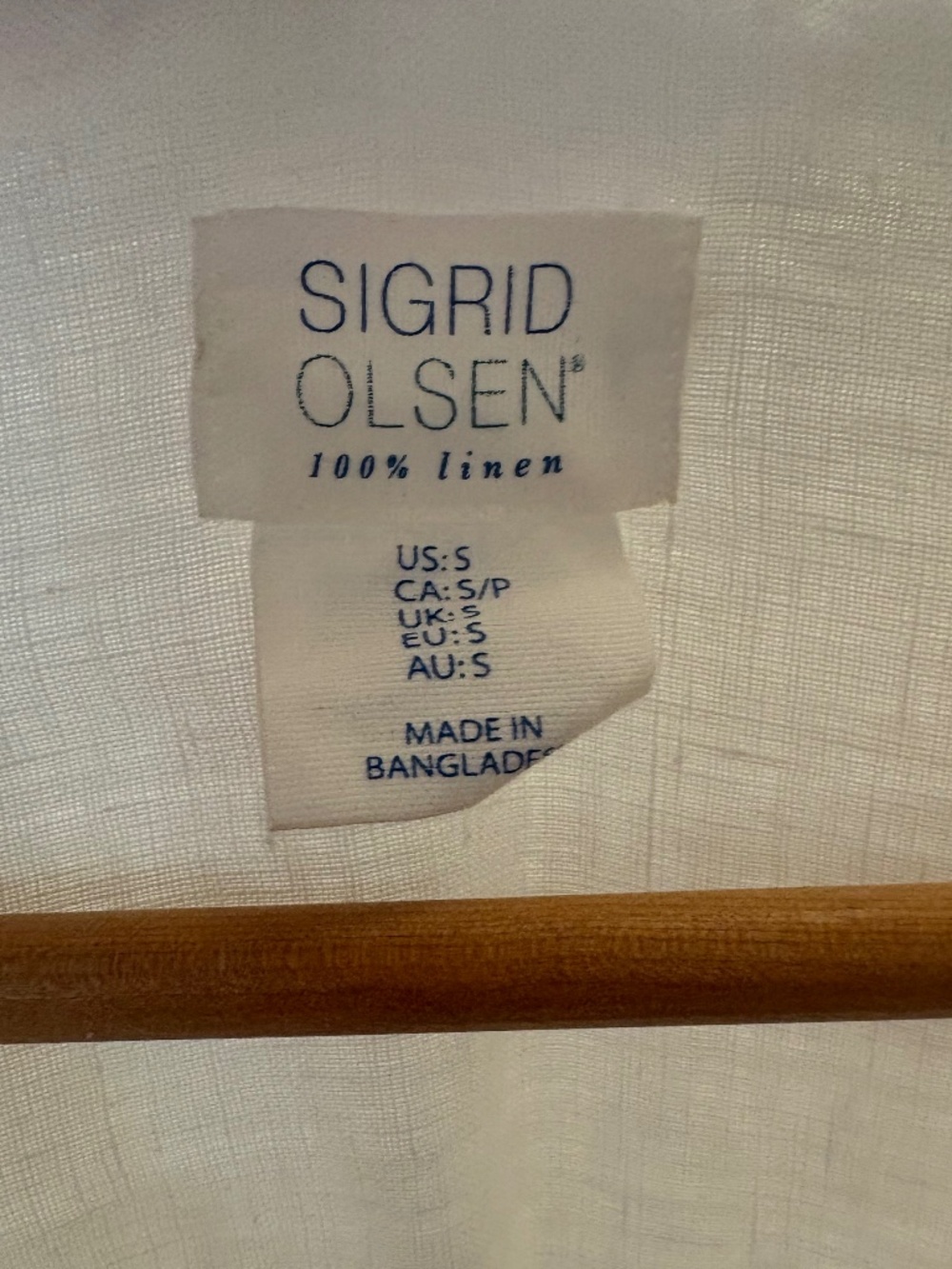 Sigrid Olsen White Button-Up